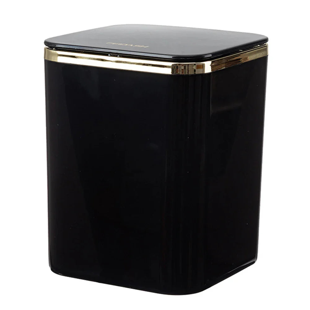 Mini Waste Bins Desktop Garbage Basket Home Table Plastic Trash Can Office Supplies Dustbins Car Portable Sundries Barrel Box Lootquake LLC