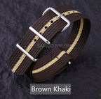 COROS Nylon Ribbed Watch Band For Smartwatch - Military Washable Strap