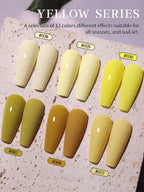 15ml Goose Yellow Nail Polish Gel, Popular Product in 2025, Lemon Yellow Phototherapy Gel Semi-permanent Nail Polish Pintauñas Lootquake LLC