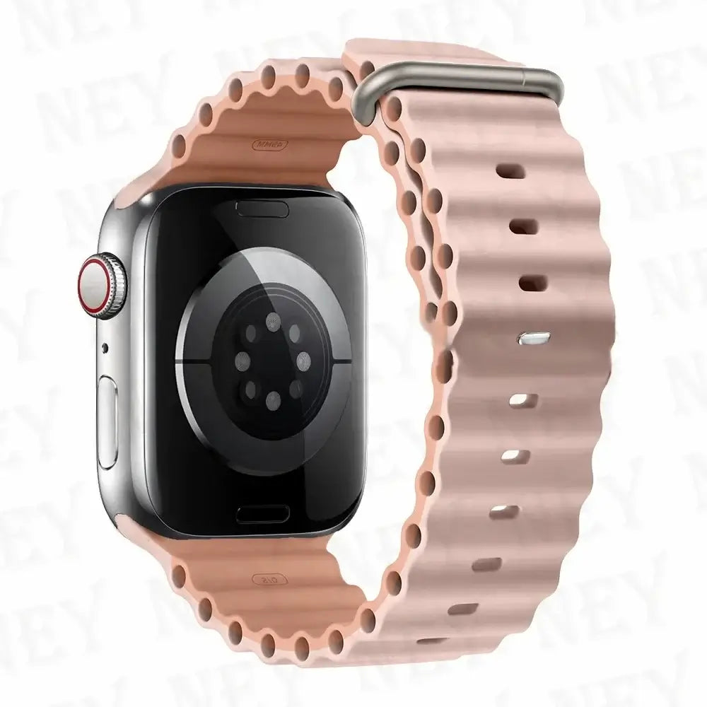 Apple Watch Silicone Strap - Soft Flexible Comfortable Fit - SJB-DIAMOND ELITES