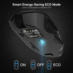 Redragon M656 Gainer Wireless Gaming Mouse, 4000 DPI 2.4Ghz Wireless Gamer Mouse w/ 5 DPI Levels, 7 Macro Buttons, Red LED Backl Lootquake LLC