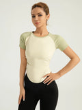 Women's Compression Fit Quick-Dry Yoga Running Tee - SJB-DIAMOND ELITES
