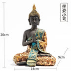 Hand Made Thailand Buddha Statue, Large Buddha Sculpture Green Resin, Buddhism, Hindu, Fengshui Figurine, Meditation, Home Deco