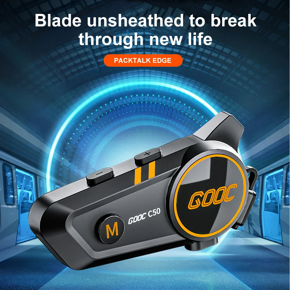 Bluetooth 5.3 Helmet Headset Wireless Hands-free Call Phone Kit Motorcycle Waterproof Earphone MP3 Music Player Speaker for Moto Lootquake LLC