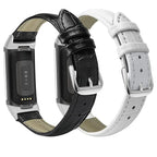 Fitbit Charge 6 5 4 3 Leather Band - Premium Classic Style - SJB-DIAMOND ELITES