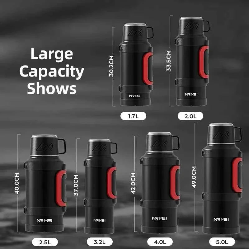 SteelGuard: 72H Thermos Bottle - Portable & Durable THRIXINE