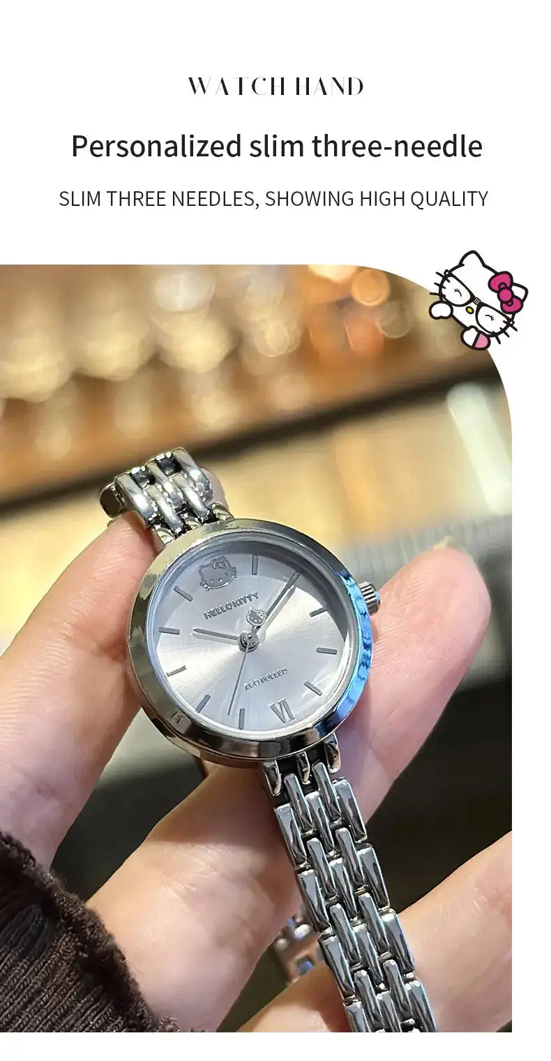 ZGO X Sanrio Hello kitty Watch For Women Minority Light Luxury Waterproof Quartz Watches Girls Jewelry Birthday Gifts 295