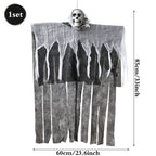 Horror Skull Ornaments Halloween Outdoor Haunted House Yard Decor Corpse Death Prop Skull Ghost Pendant Halloween Party Supplies Lootquake LLC