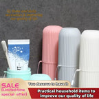 1/4Pcs Travel Camping Storage Box Organizer Travel Toiletries Storage Cup New Creat table Toothbrush Protect Holder Cup Case