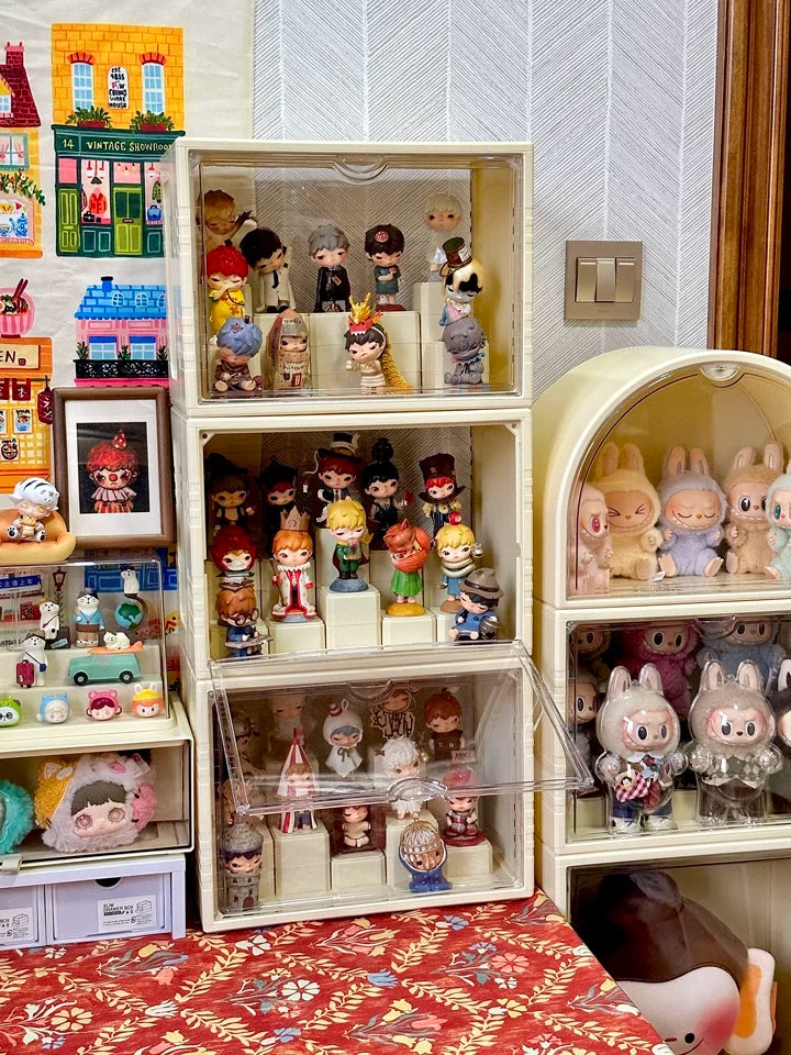 Labubu Display Box Cabinet Box Dustproof And Moisture-Proof Blind Box Toy Doll Display Stand Transparent Acrylic Storage Box Lootquake LLC