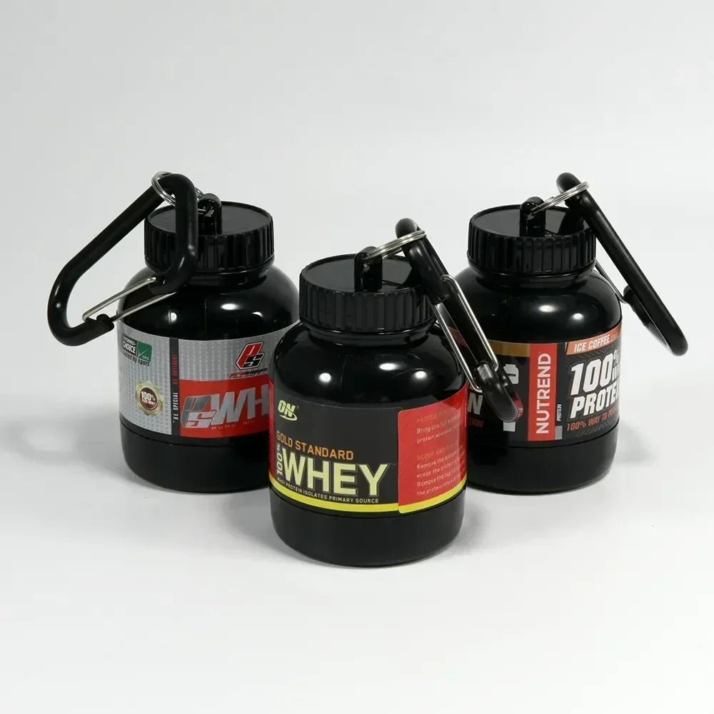 WheyGo: Compact Protein & Health Funnel Keychain THRIXINE