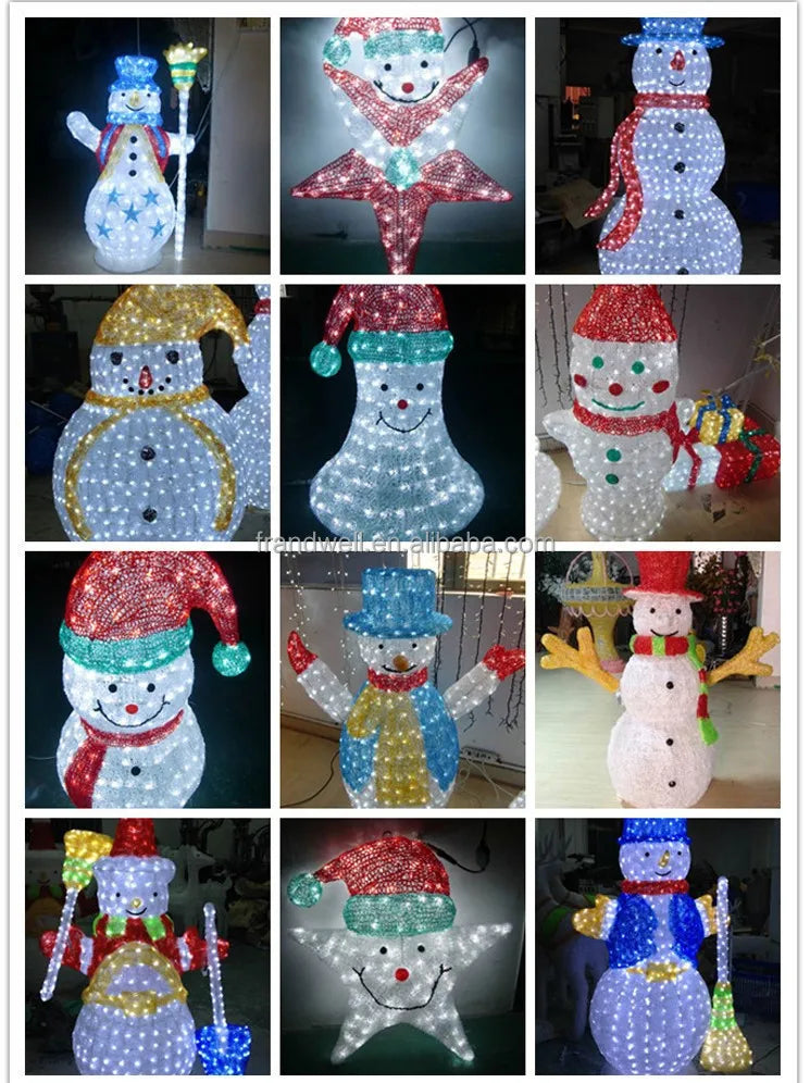 Outdoor Christmas Tree Decoration Life Size Christmas Statue For Sale