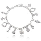 Fashion charm 925 Sterling Silver Bracelet for man woman Twisted rope chain fine jewelry Wedding party Christmas gift Lootquake LLC