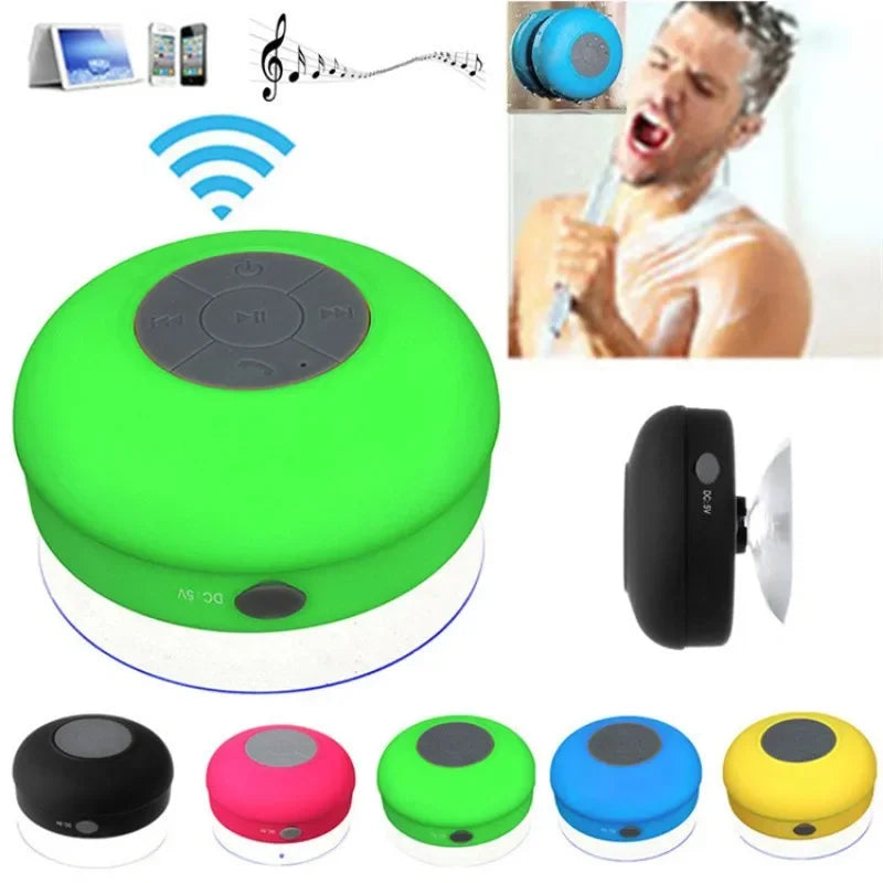 Wireless Bluetooth Waterproof Speaker With Suction Cup Sound For Car, Shower Sound Lootquake LLC