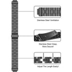 Fitbit Inspire 2, 1, HR Stainless Steel Strap - Elegant Metal Band