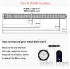 COROS Nylon Ribbed Watch Band For Smartwatch - Military Washable Strap