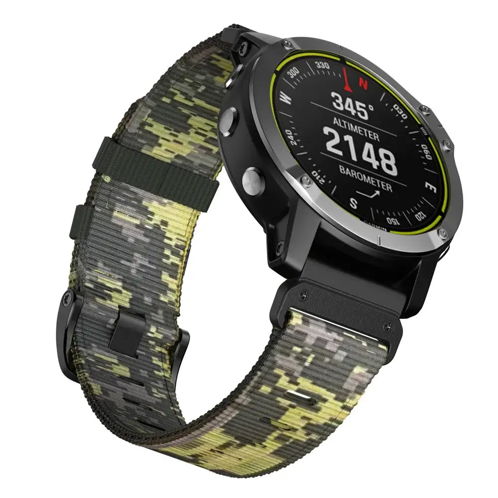 Garmin Tactical Nylon Strap - Durable QuickFit Band - SJB-DIAMOND ELITES