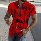 3D Print Dollar Pattern Shirts For Men Summer Short Sleeve Slim-Fit Button Up Casual Shirts Streetwear Mens Shirt Blouses Tops Lootquake LLC