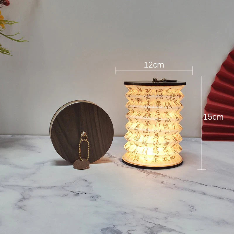 Foldable Table Lamp Touch Dimmable LED Portable Lantern Light USB Rechargeable Tent Read Bedroom Bedside Lantern Night Light Pi-Mart