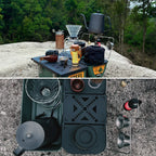 Aluminum Alloy Folding Table Top for Stanley Lunch Box 9.4L - Versatile Outdoor Camping Gear!