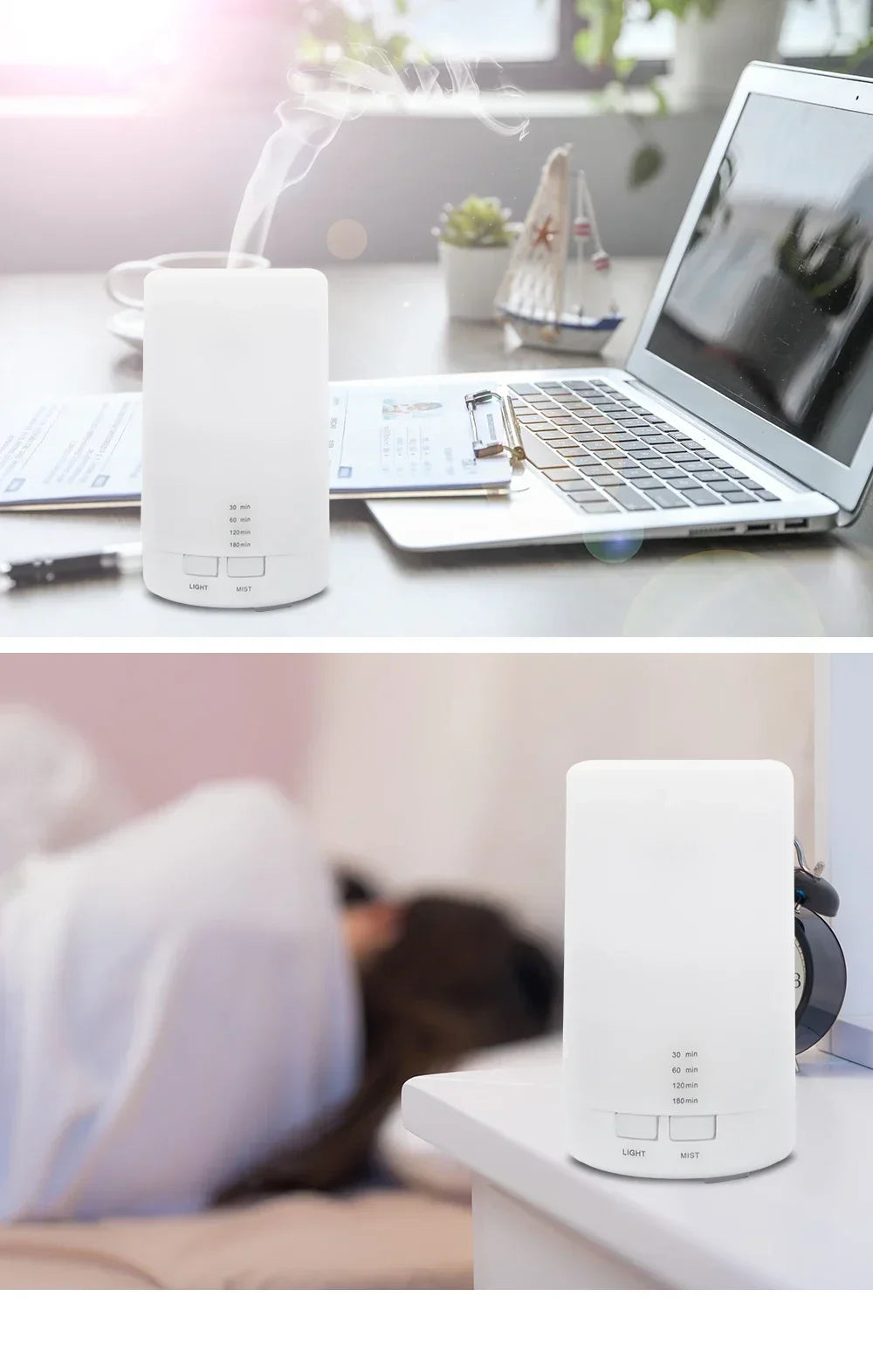 Air Humidifier USB Aroma Diffuser Essential Oil Purifier Aromatherapy Electric Smell Distributor For Home fragrance Car Bedroom