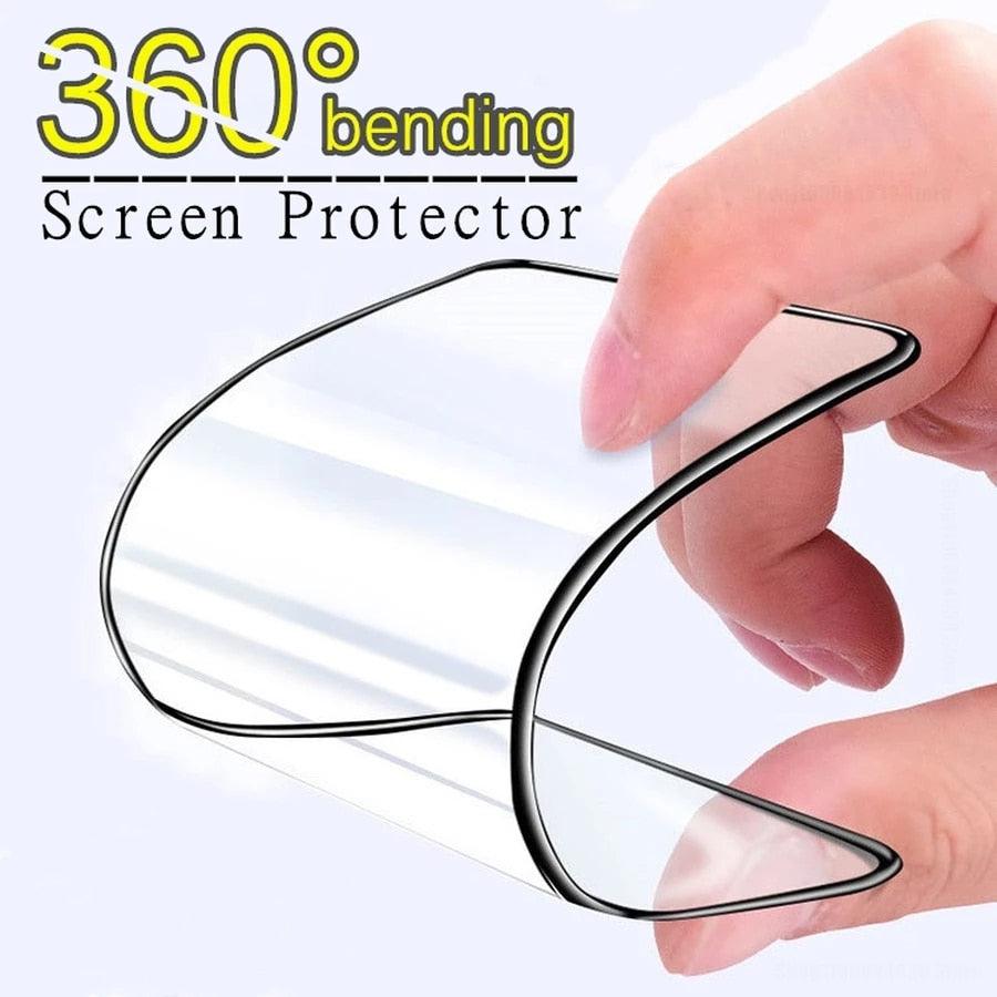 4pcs Soft Matte Ceramic Film Screen Protector for iPhone 14 13 12 Pro Max 11 XR XS X 8 7 plus SE20 Anti-broken Not Glass Film  Matte Finish Tempered Glass Screen Protector for iPhone Stevvex