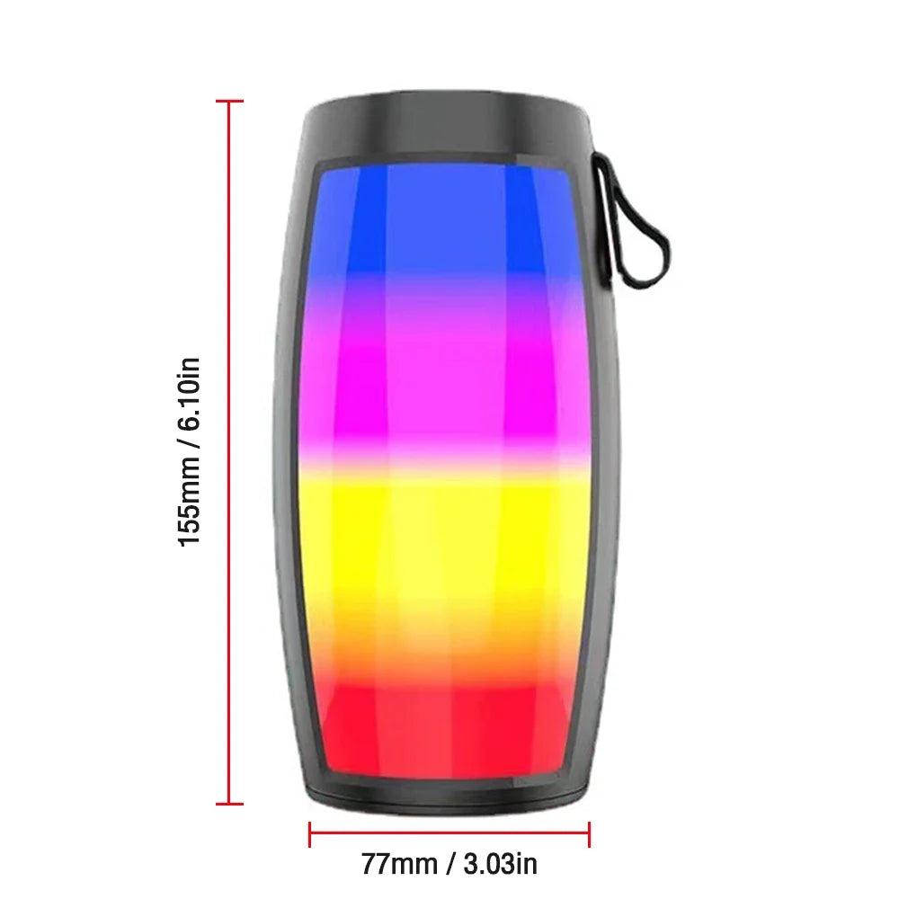 S12 Wireless Bluetooth Speakers Powerful Portable Sound Box Subwoofer Car Audio Bass MP3 Player Sound System LED Lights Lootquake LLC