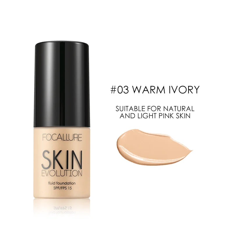 Focallure 8 Colors Face Foundation Makeup Base Liquid Foundation Cream Full Coverage Concealer Moisturizing Face Make Up Lootquake LLC