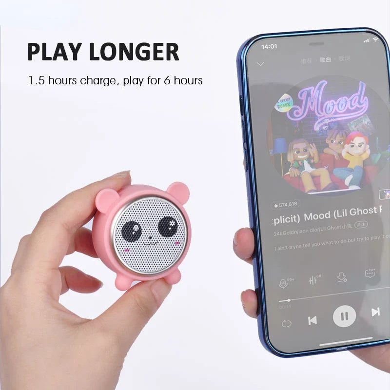 Wireless Bluetooth Animal Speaker Box HIFI Power Mini Speakers TWS Sound Speakers for Outdoor or Office home Panda Baby Lootquake LLC