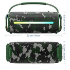 Outdoor Portable Bluetooth 53 Wireless Speaker IPX6 Waterproof High Power Audio RGB Lantern Subwoofer Lootquake LLC