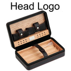 GALINER Charuto Cedar Wood Cigar Humidor Box Travel Cigar Case Storage 4 Cigars Box Humidor Humidifier For Sigar Lootquake LLC
