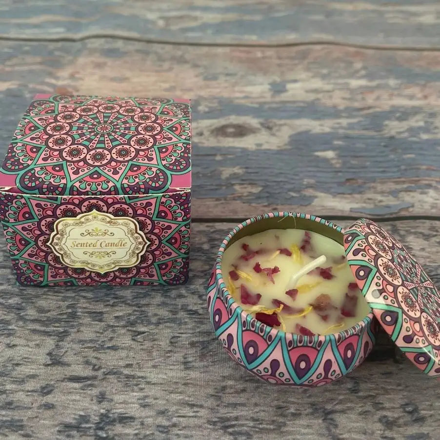 Scented Candle Handmade Natural Soy Aromatherapy Fragrance Birthday/New Year/Teacher Day/Christmas/Party Mother's Day Gift Lootquake LLC