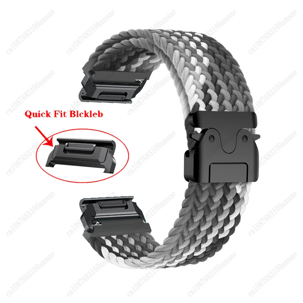 Garmin Braided Nylon Strap - Durable, Lightweight, Colorful