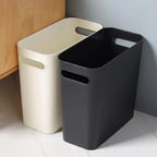 Slim Large Trash Can Wastebasket Garbage Container High-Capacity for Bedroom Kitchen Office Storage Bin Orange Lootquake LLC