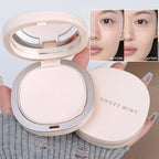 Transparent Pressed Powder Waterproof Lasting Oil Control Full Coverage Face Compact Setting Powder Makeup Foundation Cosmetics
