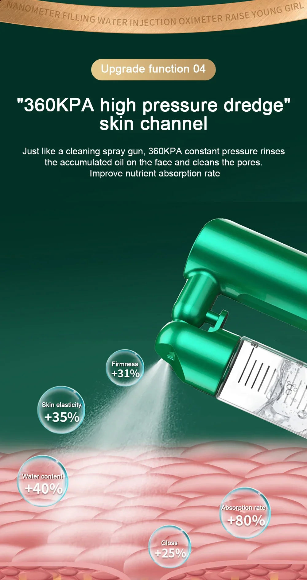 New 80ml Oxygen Injection Instrument Water Replenishing Spray Household Hand-held Face Cold Spray Humidifier Beauty Health Lootquake LLC
