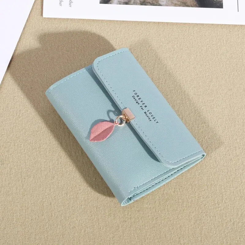 Trifold Clutch Coin Purse, Minimalist Credit Card Holder, Women's Casual Wallet Lootquake LLC