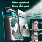 3 In 1 Fan AIr Conditioner Household Small Air Cooler LED Night Light Portable Humidifier Air Adjustment Fan Office Home Fan New Lootquake LLC