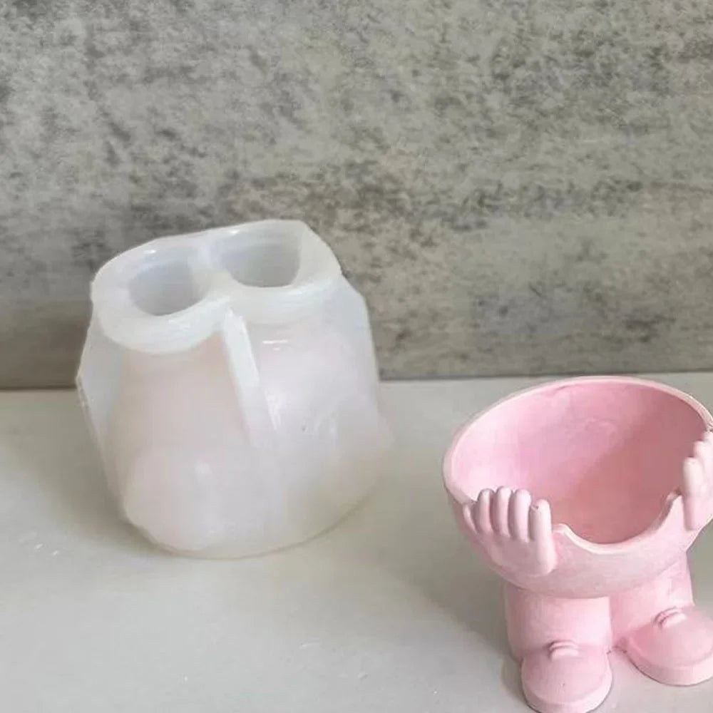 Easter Egg Cup Holders Mold DIY Drip Glue Gypsum Cement Silicone Mould Egg Jewelry Necklace Storage Tray Mold Home Decor Lootquake LLC