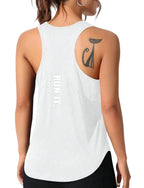 LOVELYX Flow: Women's Unique Letter Yoga-Run Vest THRIXINE