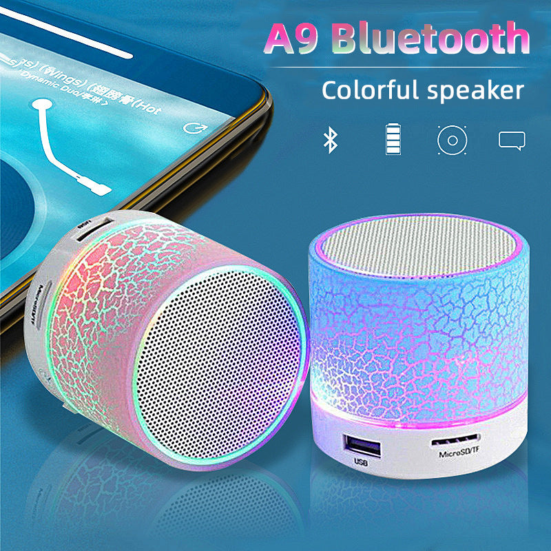 Bluetooth Mini Speaker Wireless Speaker Colorful LED TF Card USB Subwoofer Portable MP3 Music Sound Column For PC Phone Lootquake LLC