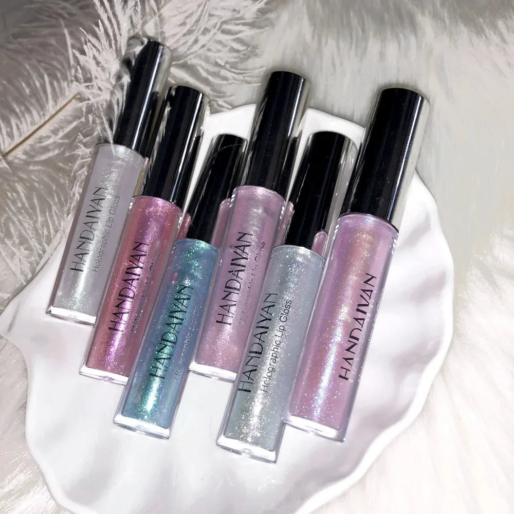 HANDAIYAN Best Seller Glitter Lip Gloss 6colors Moisturizing Mermaid Lip Glaze Waterproof Long Lasting Liquid Lip Stick Lootquake LLC