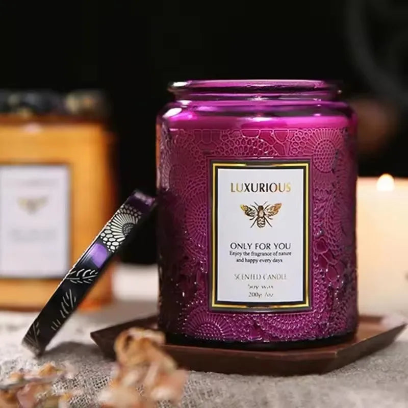 one Fragrant Candle Cans Room Decoration Soy Wax Smokeless Aroma Low Temperature Romantic Oil Fragrance Velas Birthday Candles Lootquake LLC