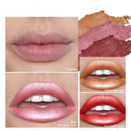 Fine Glitter Lipstick, Quicksand Gold Lipstick Non-sticky Non-fading Lipstick Pearlescent Long-lasting Silky Mermaid Lipstick Lootquake LLC