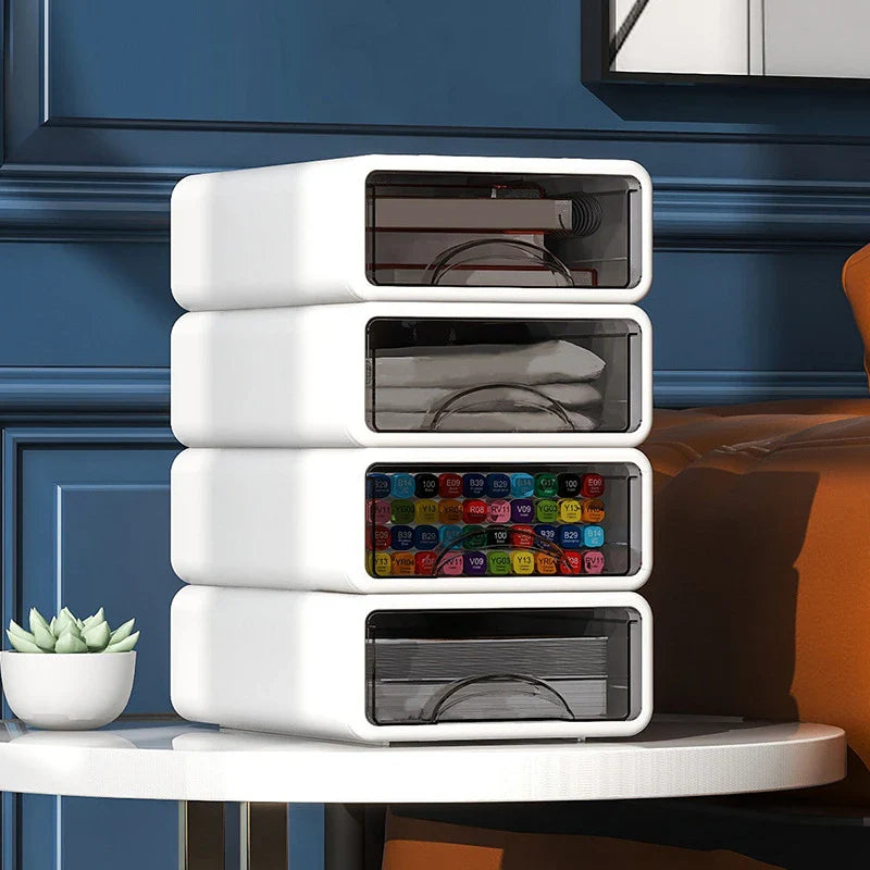 Storage Drawers Desk Organizer Box Desk Stationery Drawer Storage Toiletries Organizer Box Clutter Desk Shelving Home Storage Lootquake LLC
