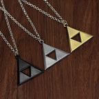 Breath of the Wild Vintage Necklace for Men Women LoZ Game Triforce Triangle Amulet Choker Necklace Cosplay Party Jewelry Gifts Lootquake LLC