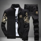 5XL 6XL Men's Plus Size Autumn Tracksuit Set THRIXINE