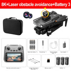 Lenovo Drone With screen RC 8K Professional HD Aerial Photography GPS Laser obstacle avoidance Three-axis gimbal Aircraft