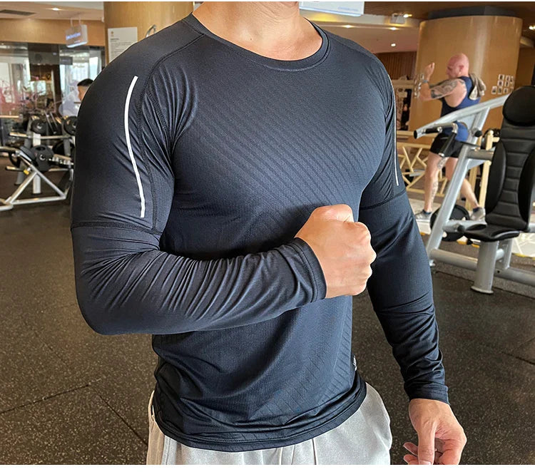 Quick Dry Men's Compression Workout Tee