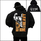 DualPrint MuscleFit Men's Hoodie - Autumn/Winter Gym Gear THRIXINE
